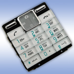 Русифицированная клавиатура для SonyEricsson K220 Silver