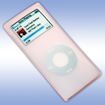 Чехол для Apple iPod силиконовый - розовый